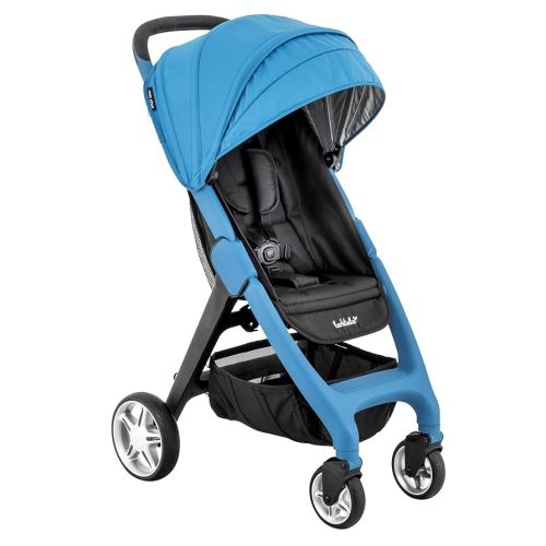 Larktale Chit Chat Stroller | Lightweight & Compact for Babies & Toddlers 6 Months & Up | Best Travel Stroller | One-Handed Steering & Easy Fold, Freshwater Blue