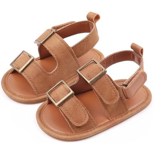 Miamooi Infant Baby Boys Girls Summer Beach Sandals Non Slip Soft Rubber Sole Toddler Outdoor Closed-Toe First Walker Shoes