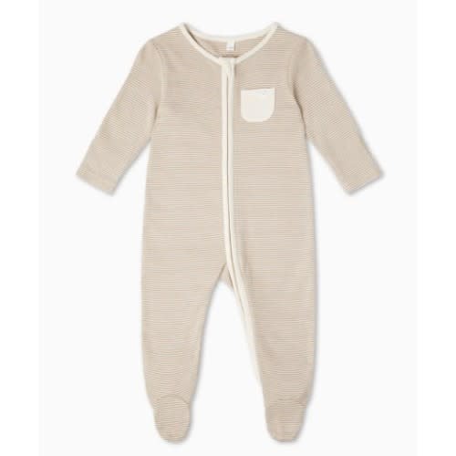 Clever Zip Sleepsuit Oatmeal / 3-6 M