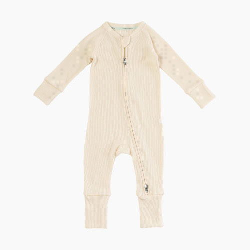 Loulou Lollipop Waffle Sleeper - Coconut Milk, 0-3 M