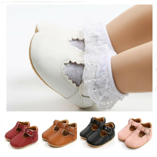 Newborn Baby Girl Pram Shoes Infant PreWalker Trainers Outfit Dress Shoes 0-18 M