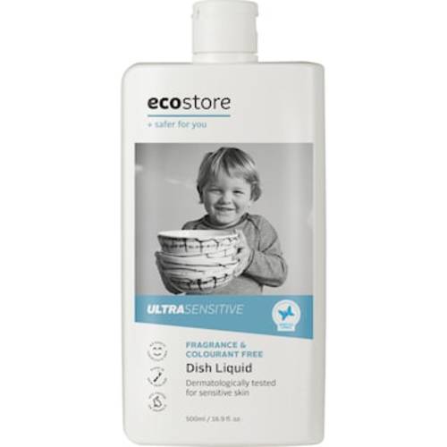 Ecostore Dish Liquid Ultrasensitive 500mL | Woolworths