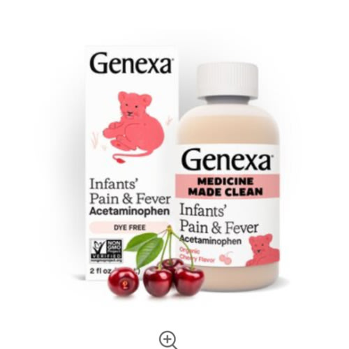 Genexa Infants' Pain & Fever Cherry, 2 OZ