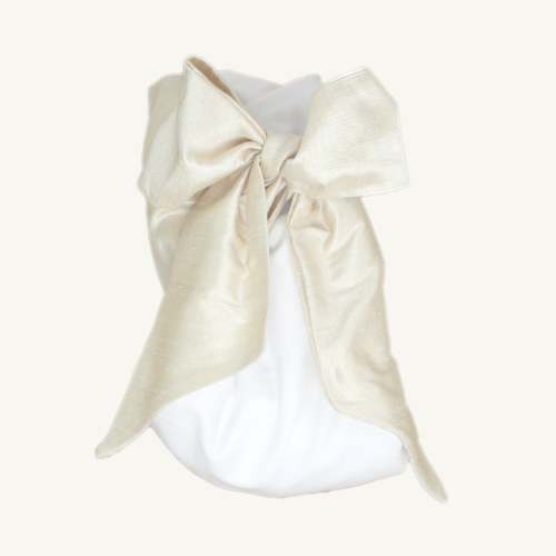 Bow Swaddle - Pearl Strand Silk