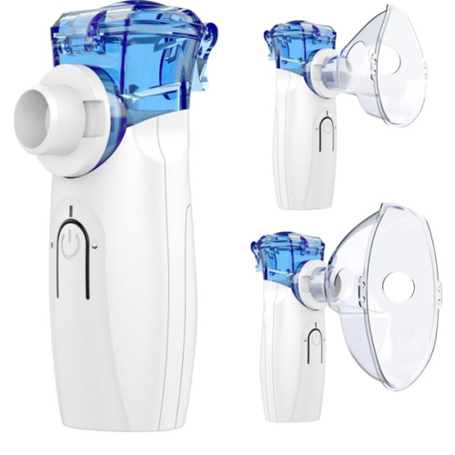 Portable Nebulizer - Nebulizer Machine for Adults and Kids Travel and Household Use, Handheld Mesh Nebulizer for Breathing Problems APOWUS.