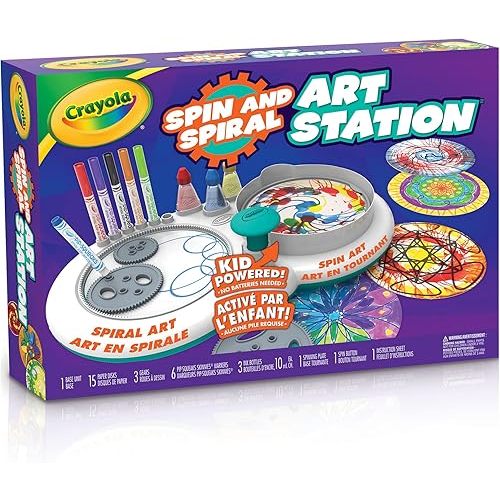 CRAYOLA Spin & Spiral Art Station