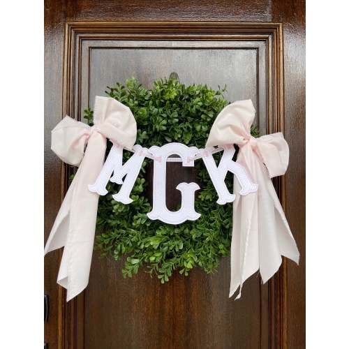 Fancy Monogram Banner