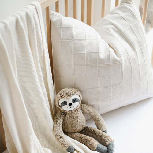 Simply Organic Bamboo Baby Blanket: White