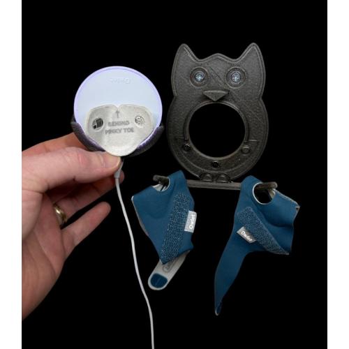 Magnetic wall mounted holder for owlet base station & sock, Dock station for owlet sock, owlet baby shower gift, owlet accessories, nursery