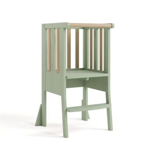 Storkcraft Foldable Toddler Step Stool - Sage/driftwood