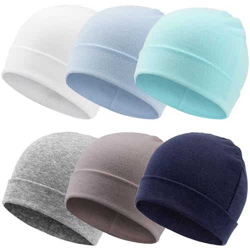 AQOKKA Newborn Baby Hat Infant Beanie Caps Soft Cotton Toddler Hats Newborn Hospital Hat for Baby Boy Girl Kid