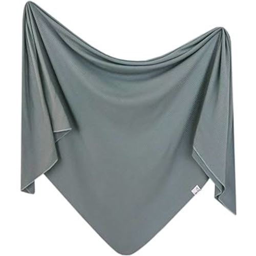 Copper Pearl Baby Swaddle Blanket - Premium Knit Baby Blanket, Large Soft Stretchy Receiving Blankets for Baby Boy and Girl, Swaddles for Newborn, Infant, and Toddler (Moss)