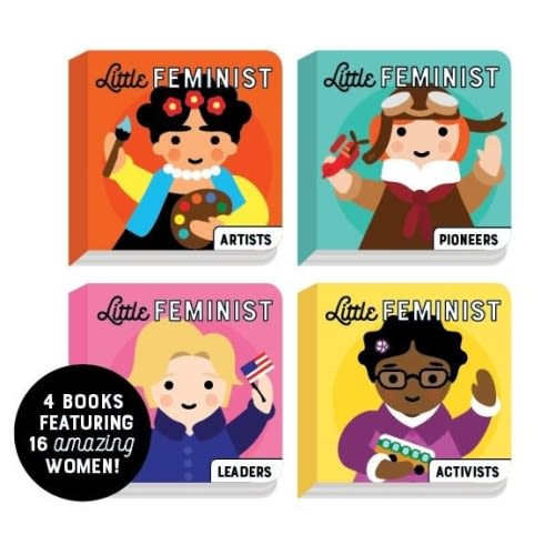 Little Feminist Board Book Set by Mudpuppy, Lydia Ortiz, Emily Kleinman | Kramers
