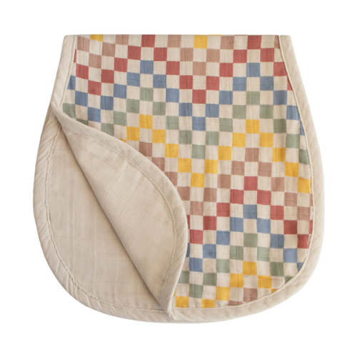 Mushie Muslin Baby Burp Cloth Organic Cotton 2-Pack