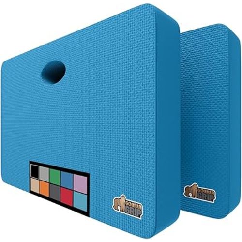 Gorilla Grip Extra Thick Kneeling Pad, Supportive Soft Foam Cushioning for Knee, Water Resistant Construction for Gardening, Bathing Baby, Workout Supplies, Lightweight, Garden Work Gifts