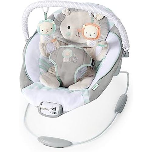 Ingenuity Baby Bouncer Seat with Vibration and Music - Landry The Lion