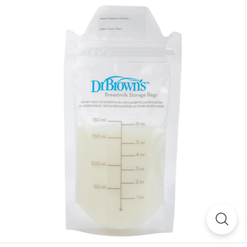 Dr. Brown's Breast Milk Storage and Freezer Bags - 50ct