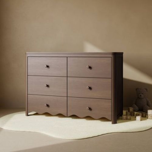 Storkcraft Casablanca 6-Drawer Double Dresser - Hazelnut