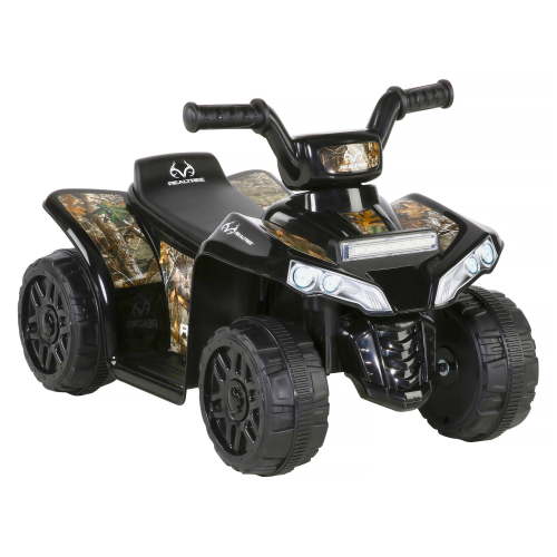 Free Shipping! Realtree 6V Ride-On Quad for Kids Ages 18 Months to 3 Years with Realtree Camouflage and Front Light