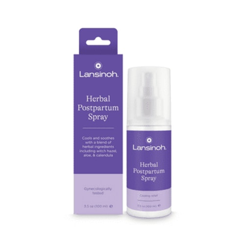 Lansinoh Herbal Perineal Spray, Postpartum Essentials, 3.5 fl oz, 1 Pack