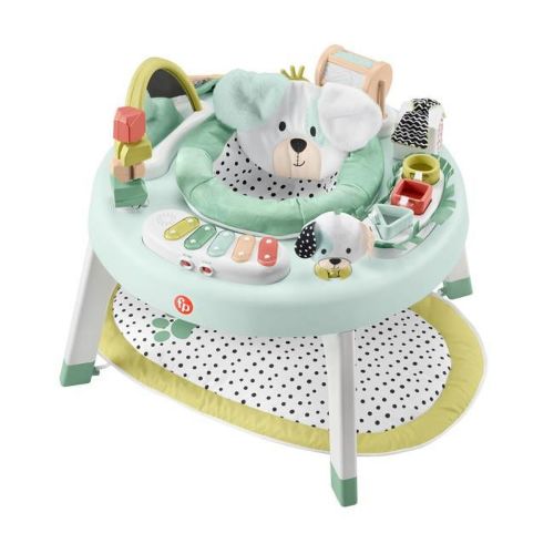 Fisher-Price SnugaPuppy 3-in-1 Activity Center with Play Mat, Toddler Toy, Lights & Sounds