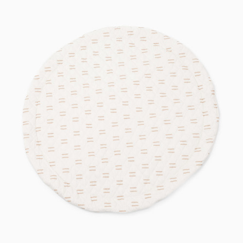 Poppyseed Play Extra Padded Round Play Mat - Neutral Line