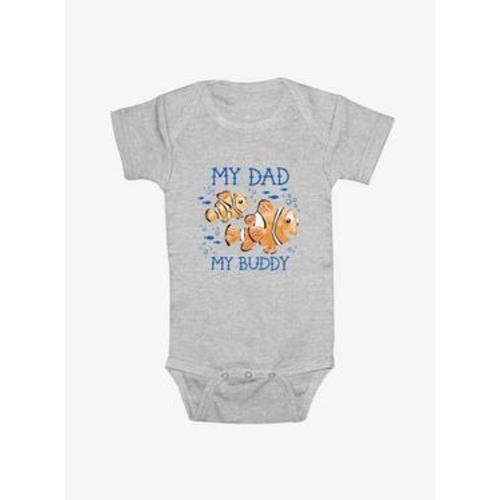 Disney Pixar Finding Nemo Marlin & Nemo My Dad My Buddy Infant Bodysuit - GREY | BoxLunch