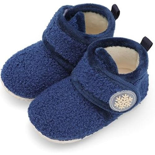 FEETCITY Baby Booties Girls Boys Infant Slippers First Walkers Shoes Warm Socks Newborn Crib Shoes