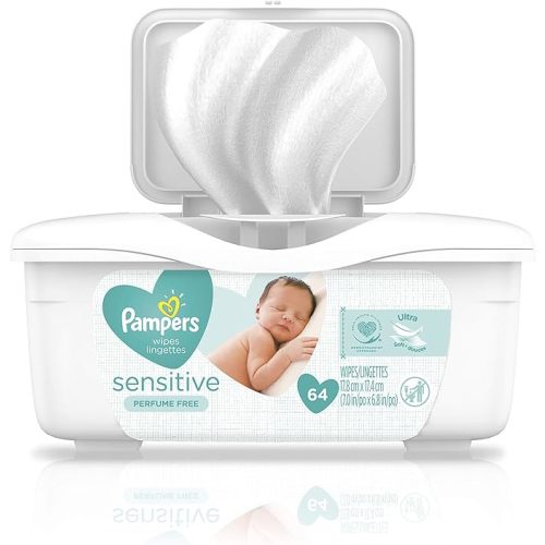PAMPERS Sensitive Unscented Sensitive Kids Down Therepop Top Tube, 1 Count (Pack of 1)