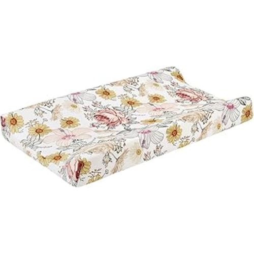 Changing Pad Cover, Comfy & Breathable Changing Table Cover for Boys & Girls, Cradle Mattress Sheets, Ultra Soft Diaper Changing Pad Cover, Changing Mat Cover Sheets 32''X 16'' (Flowers) : Amazon.co.uk: Baby Products
