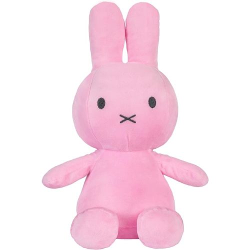 KIDS PREFERRED Miffy Plush Toy, 14 Inch Sitting Dutch Bunny Plush by Dick Bruna, Soft Boa Rabbit Bunny Stuffed Animal Plushie Doll for Girls and Boys - Pink