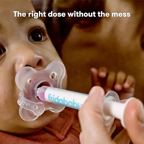 Frida Baby Medicine Dispenser, Medi Frida Baby Medicine Syringe & Accu-Dose Pacifier for Mess & Fuss Free Use