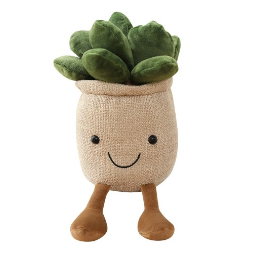 Jellycat Silly Succulent Azulita Stuffed Toy Plant Plush Doll, 9.8" Soft Plush Toys Interactive Plush Toys Kawaii Stuffed Animals 2025 New Plushies Gifts for Kids,Girlfriend