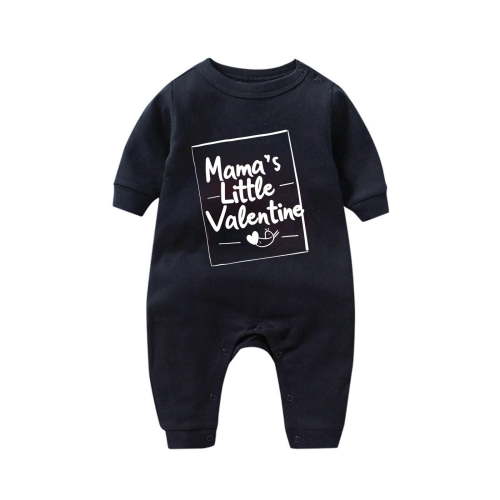 Ovbmpzd Valentines Day Boy Pajamas Black Cotton Long Sleeve Bodysuit Graphic Prints Comfort Preemie Bodysuit 3 Months