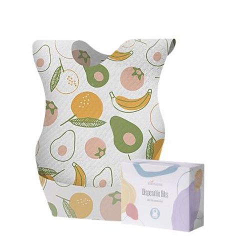 Disposable Baby Bibs-white
