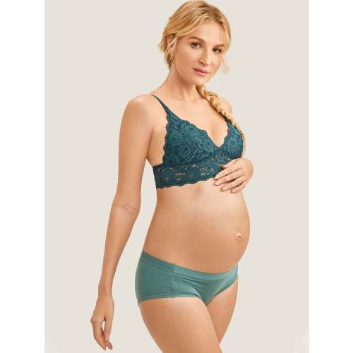 Lace Plunge Nursing Bralette