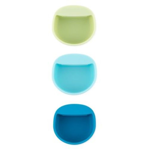 Bumkins Silicone Little Dippers Dining Bowls - Gumdrop - 3pk