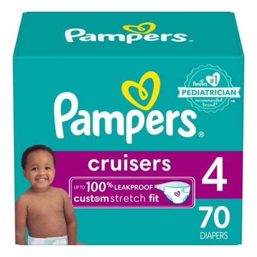 Pampers Cruisers Diapers - (Size 4 and 70 Count)