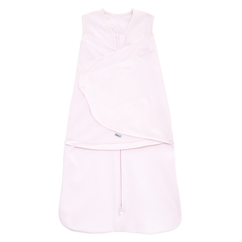 Halo® Sleepsack® Swaddle, 100% Cotton, Soft Pink, Newborn Girls, 0-3 Months