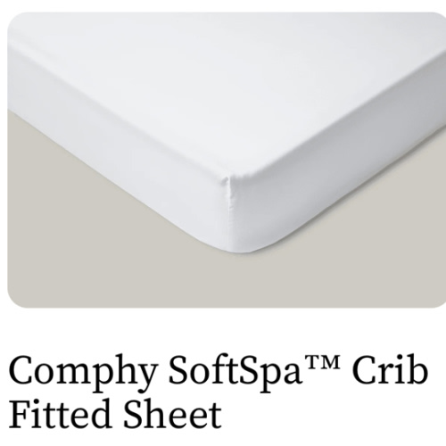 Crib Fitted Sheet | Comphy SoftSpa™ | Coop Sleep Goods