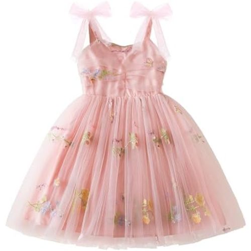 Nileafes Toddler Girl Tulle Dress Casual Summer Princess Dresses