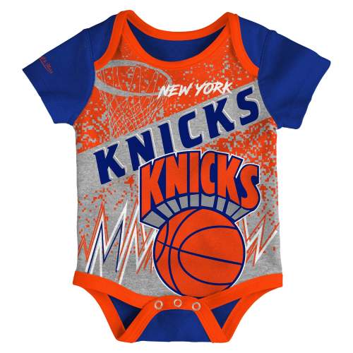 Infant Mitchell & Ness Knicks End to End Creeper