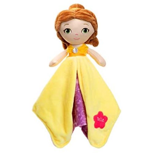 KIDS PREFERRED Disney Baby Belle Plush Stuffed Animal Snuggler Blanket