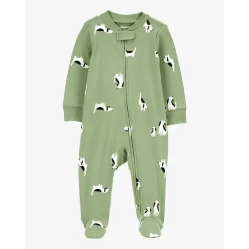 Baby Dog 2-Way Zip Cotton Sleep & Play Pajamas - Carter's | Carter's