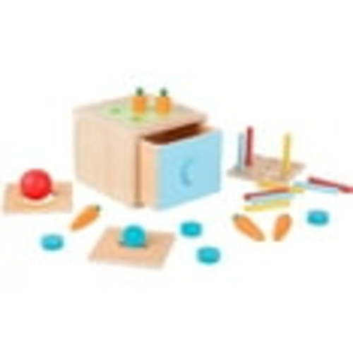 TOOKYLAND Wooden Shape Sorting Cube - Sorter Box Educational Toy, Ages 12m+
