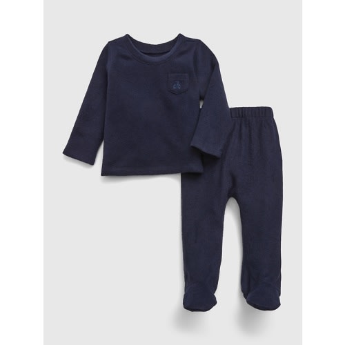 Baby First Favorites Outfit Set in dark night blue, size: 3-6 M
