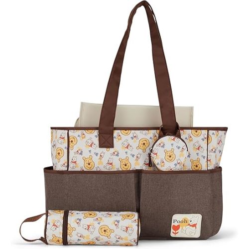 Disney Baby Multi-Functional Travel Tote Diaper Bag with Changing Pad