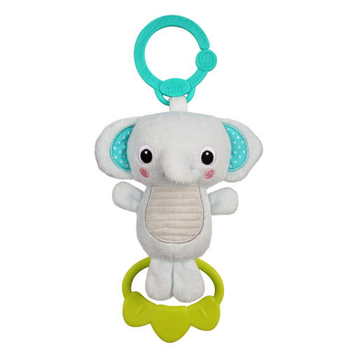Bright Starts Tug Tunes On-the-Go Take-Along Toy - Elephant, Ages Newborn +