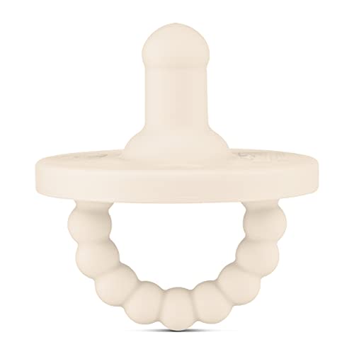 Ryan & Rose Cutie PAT Pacifier Teether (Stage 1, Ivory)