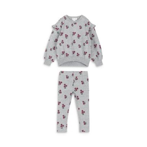 Girls' Roses Ruffle Top & Leggings Set - Baby